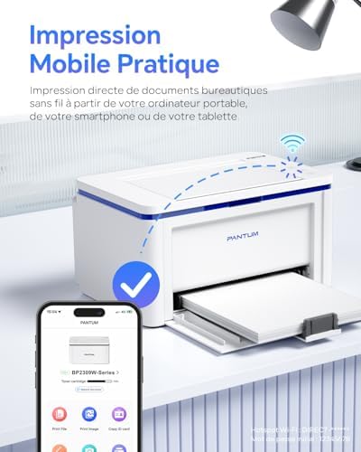 Vue 2 de Pantum Bpw Imprimante Laser