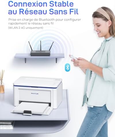 Vue 3 de Pantum Bpw Imprimante Laser