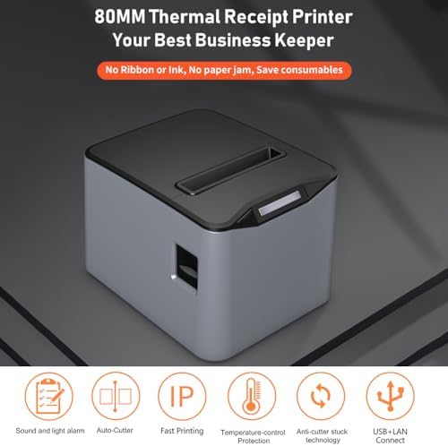 Vue 2 de Sunydog Imprimante Thermique Recus