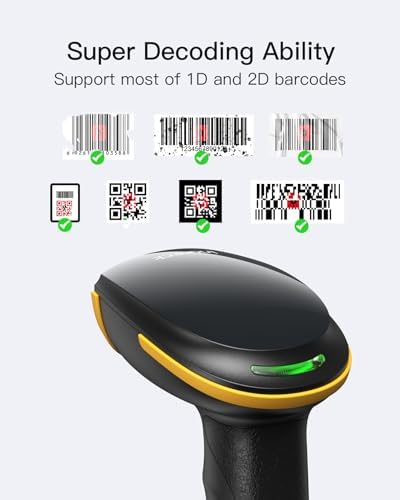 Vue 2 de Inateck Scanner Code Barre