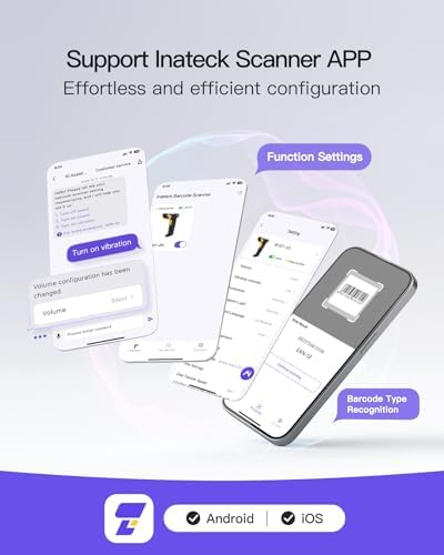 Vue 3 de Inateck Scanner Code Barre