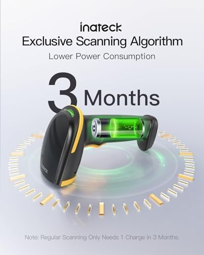 Vue 3 de Inateck Scanner De Code