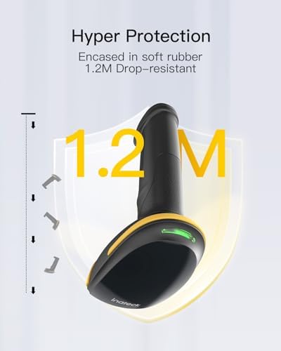 Vue 4 de Inateck Scanner De Code