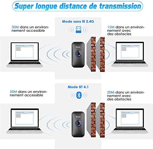 Vue 4 de Eyoyo Bluetooth Barcode