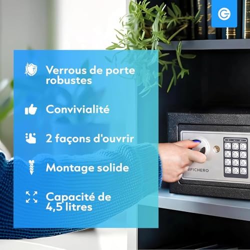 Vue 2 de Silvergear Petit Coffre Fort