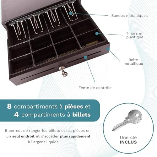 Vue 3 de Tiroir Caisse Enregistreuse
