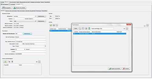 Vue 2 de Gestion Des Articles Pour