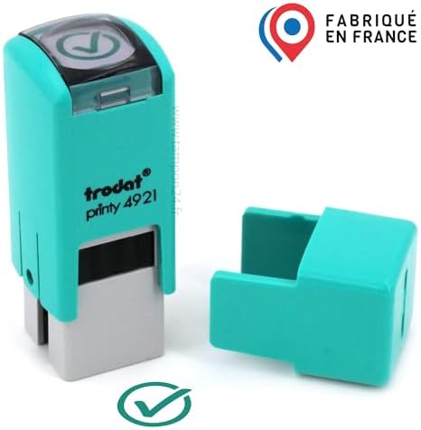 Vue 3 de Tampon Check Mm Cachet