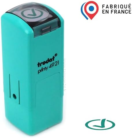 Vue 4 de Tampon Check Mm Cachet