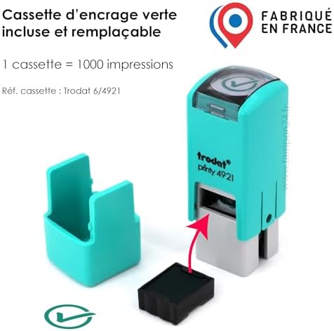 Vue 5 de Tampon Check Mm Cachet