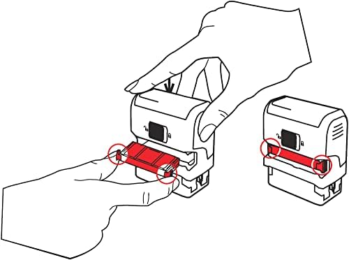 Vue 6 de Tampon Payetrodat Xprint Encrage