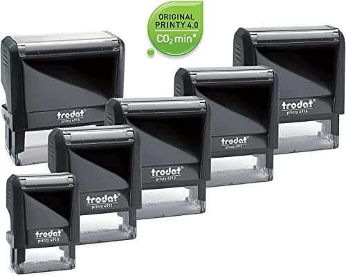 Vue 4 de Trodat Printy Line Bleu