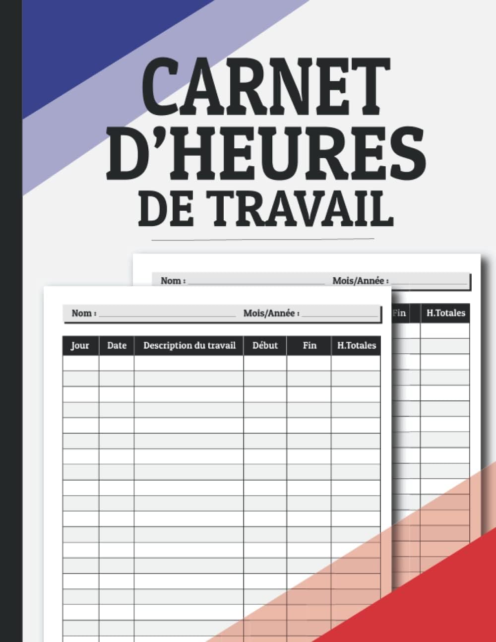 Vue 3 de Cahier Releve Dheures Registre
