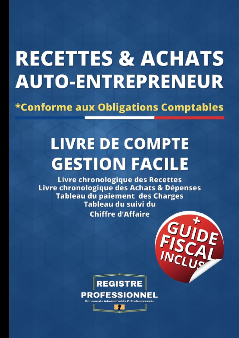 Vue 3 de Autoentrepreneur Recettes Achats Livre