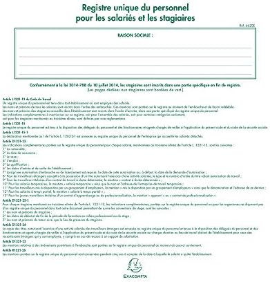 Vue 4 de Exacompta Piqure Registre Unique