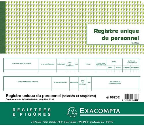 Vue 5 de Exacompta Piqure Registre Unique
