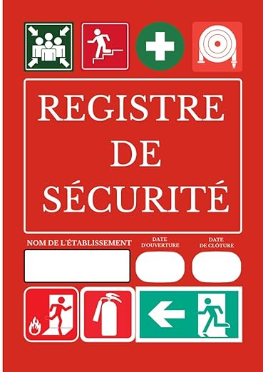Registre De Securite Reglementation