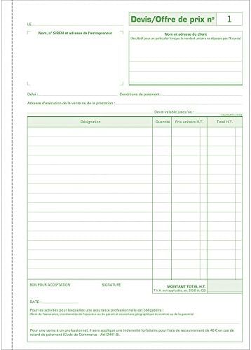 Vue 4 de Exacompta Devis Auto Entrepreneur