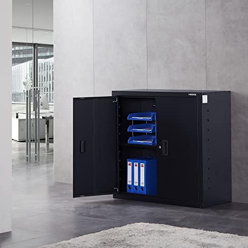 Vue 2 de Arebos Armoire De Bureau