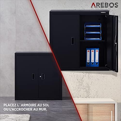 Vue 5 de Arebos Armoire De Bureau