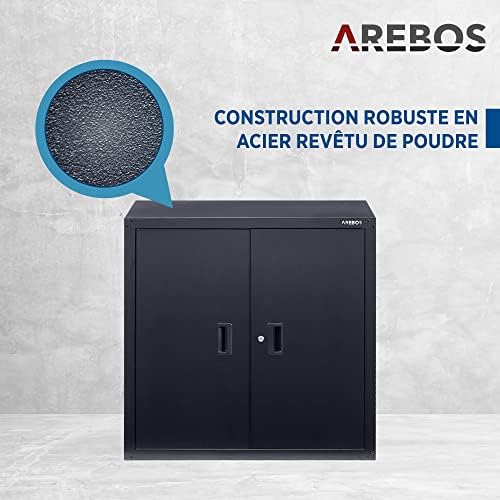 Vue 6 de Arebos Armoire De Bureau