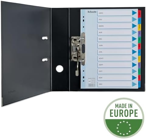 Vue 3 de Esselte Intercalaires Touches Imprimees