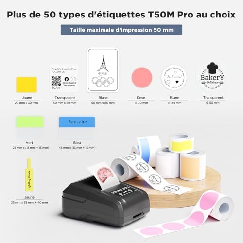 Vue 2 de Supvan Tm Pro Etiqueteuse
