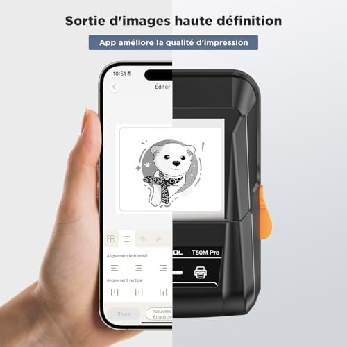 Vue 4 de Supvan Tm Pro Etiqueteuse
