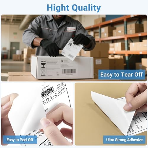 Vue 6 de Feuilles Etiquettes Autocollantes