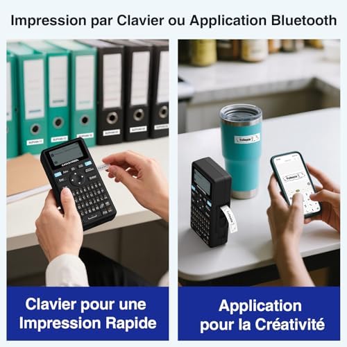 Vue 2 de Supvan Etiqueteuse Bluetooth