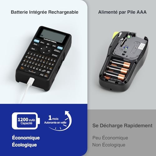 Vue 3 de Supvan Etiqueteuse Bluetooth