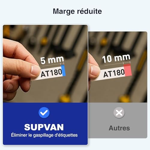 Vue 4 de Supvan Etiqueteuse Bluetooth