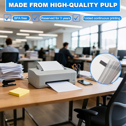 Vue 5 de Feuilles Papier Thermique