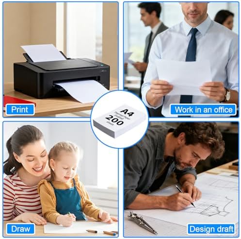 Vue 6 de Feuilles Papier Thermique