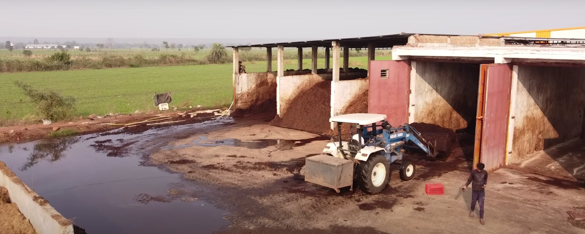 Industrial Mushroom Compost Production