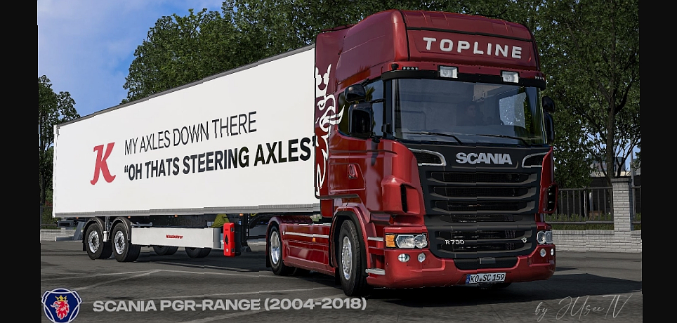 МОД Scania PGR-Series by JUseeT v1.3 ДЛЯ EURO TRUCK SIMULATOR 2