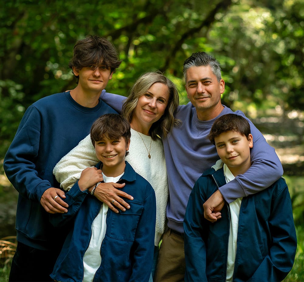 Joanne Falvai and family
