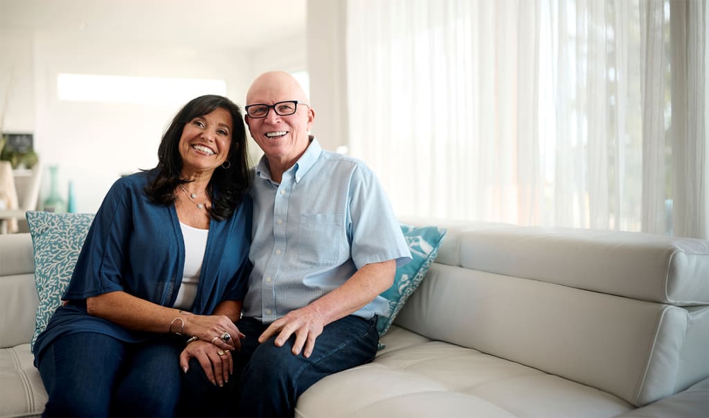 Dr. Roy Jackson and wife Michelle at their home in White Rock.