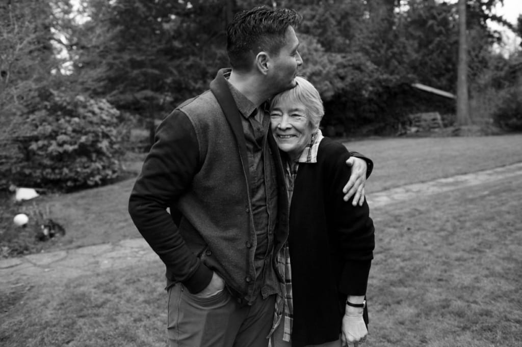 Merle Alexander and his mother-in-law, who was diagnosed with Stage 4 colorectal cancer