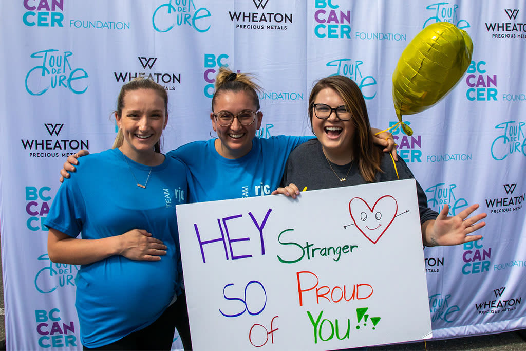 Volunteers from RJC Engineers at BC Cancer Foundation's Tour de Cure Event