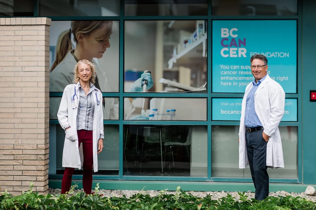 Dr. Juanita Crook (left) and Executive Medical Director Dr. Ross Halperin