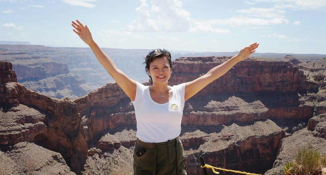 Marita Luk at the Grand Canyon