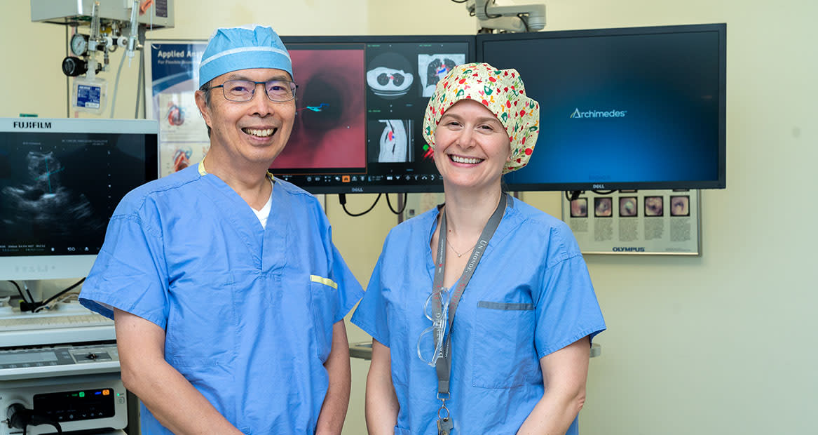 Drs. Stephen Lam and Renelle Myers