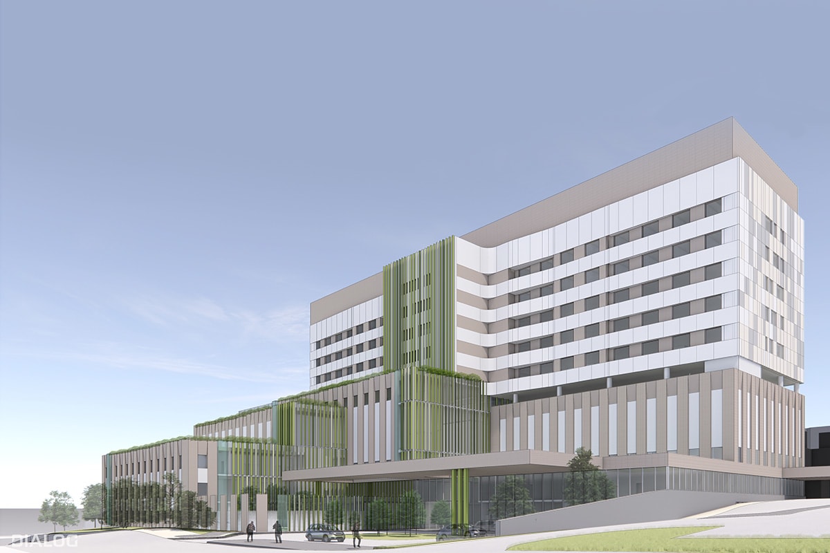 New Burnaby Cancer Center rendering