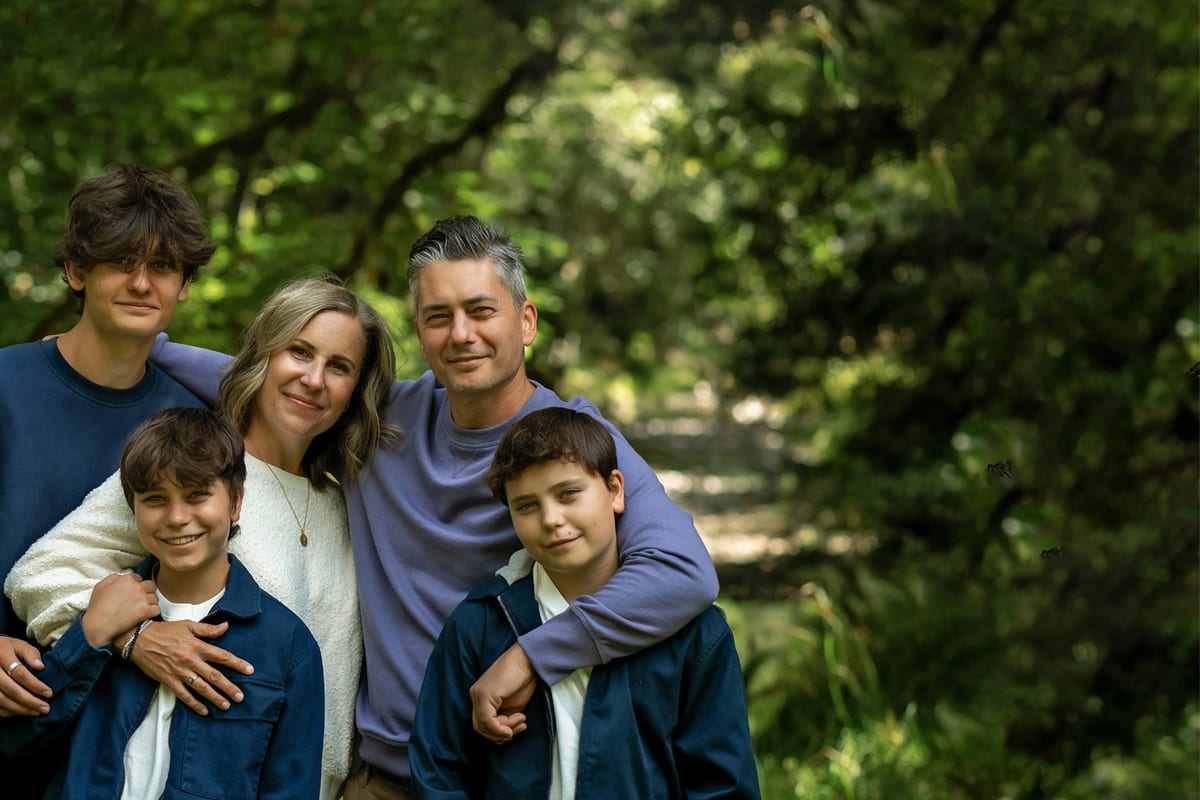 Joanne Falvai and family