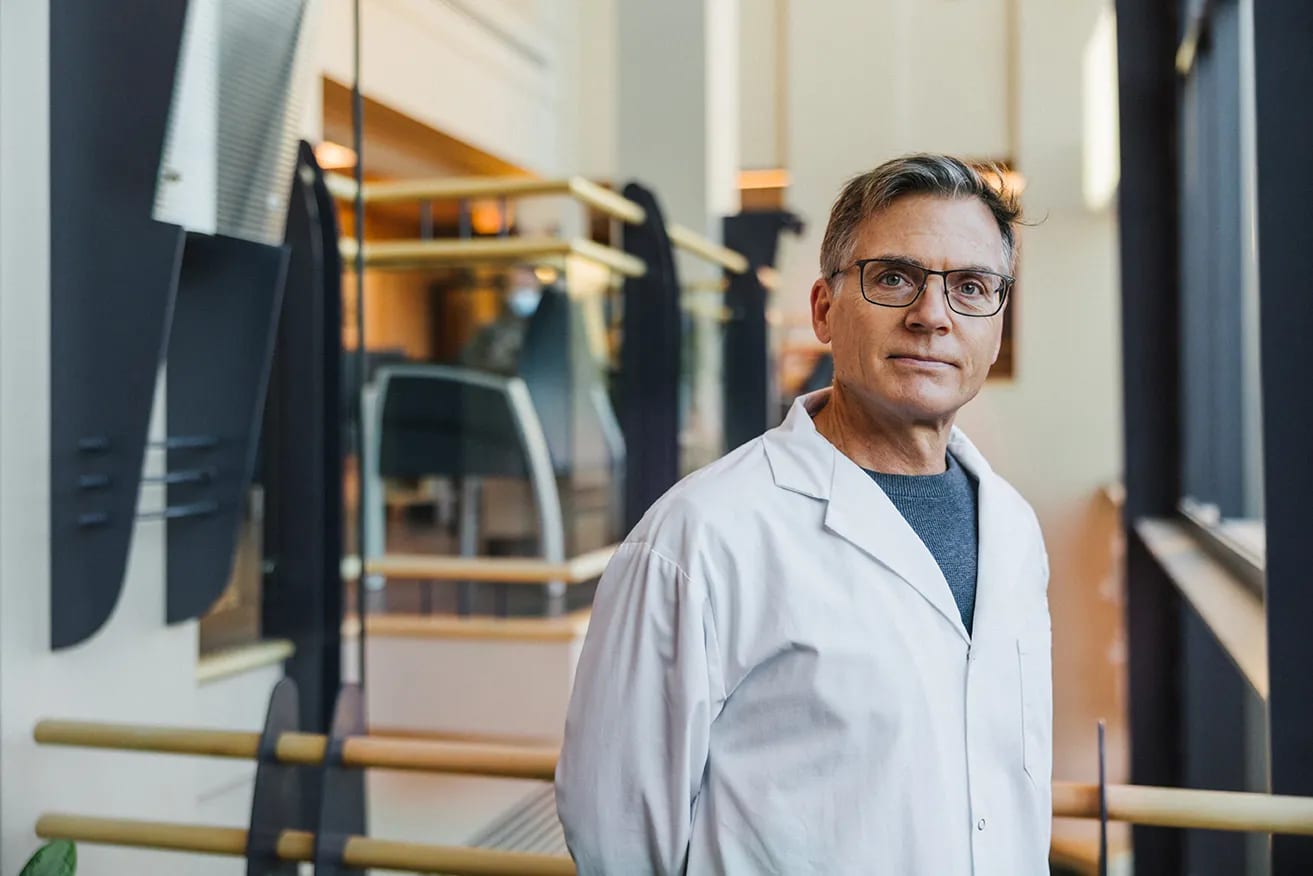 Dr. Brad Nelson at the Deeley Research Centre