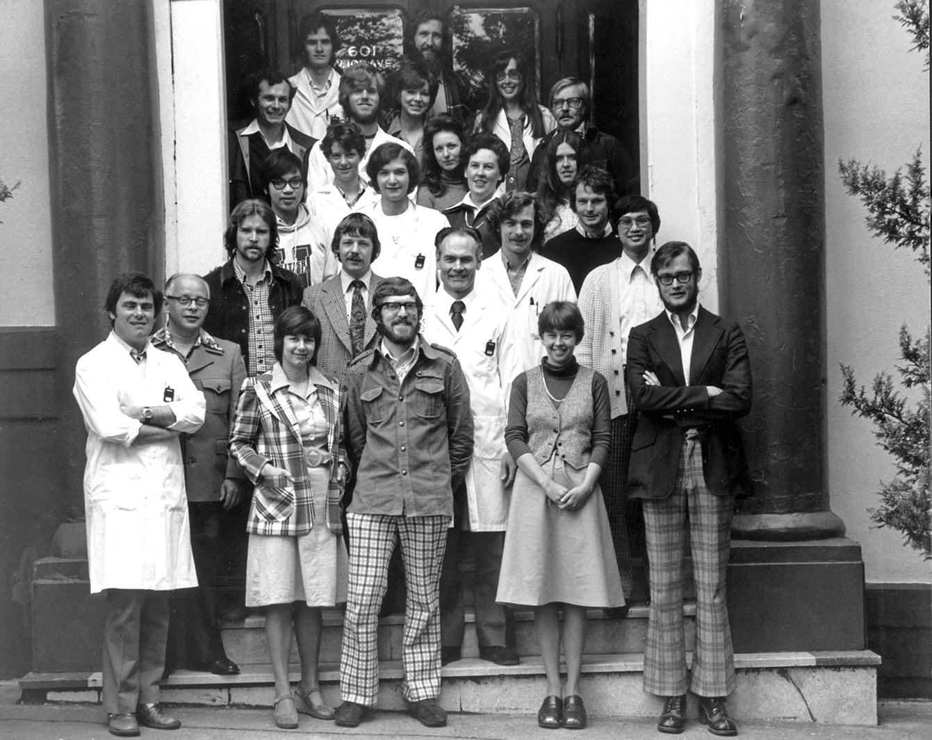 BC Cancer Research Centre staff in 1976