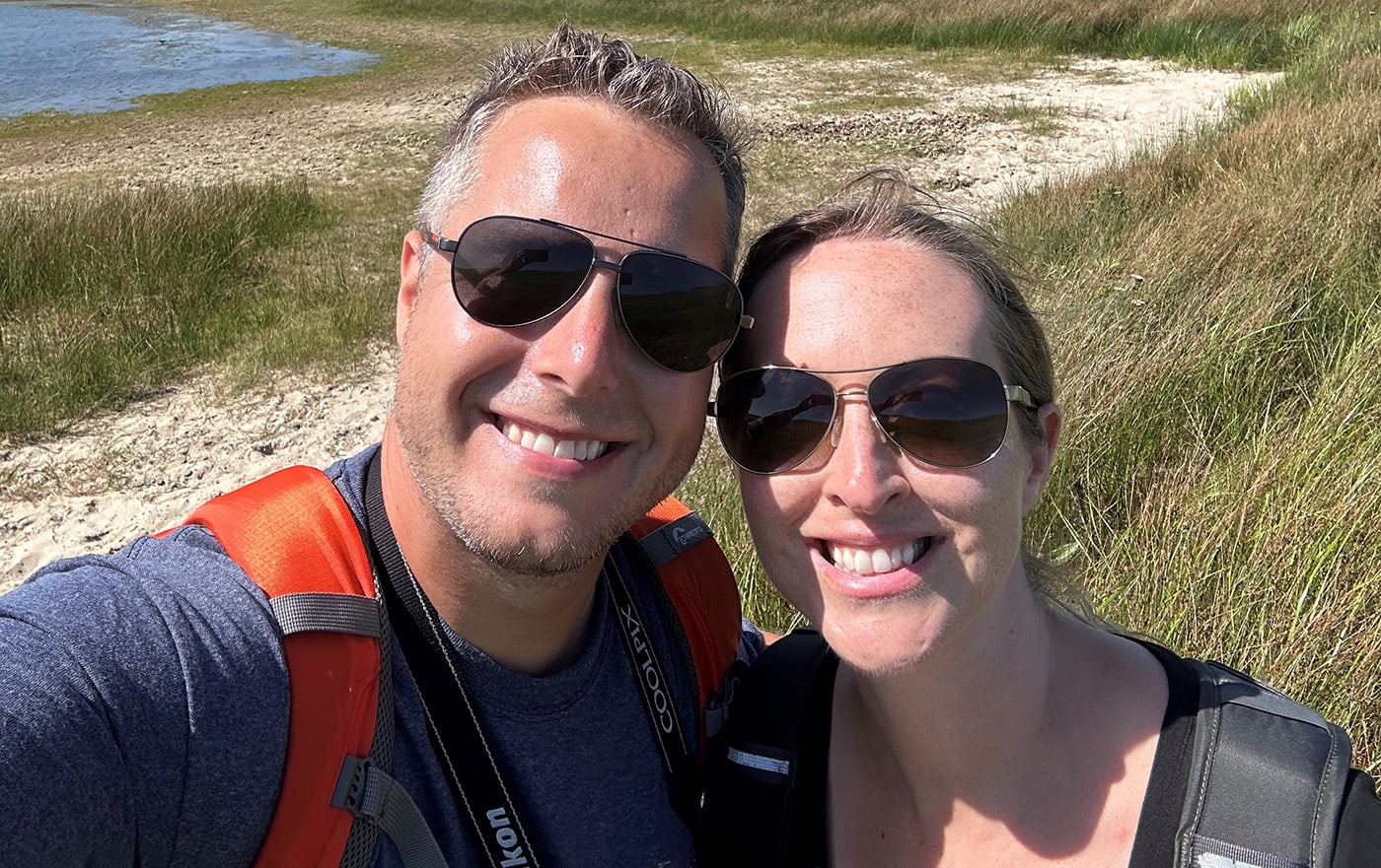 Valerie and her husband, Matthew.