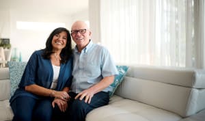 Dr. Roy Jackson and wife Michelle at their home in White Rock.