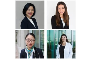 Drs. Nicole Chau, Sarah Hamilton, Janessa Laskin and Cheryl Ho
